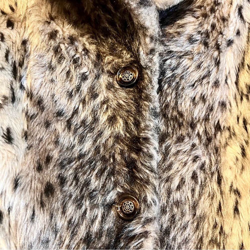 Faux Leopard Vintage Fur - Picture 4 of 11